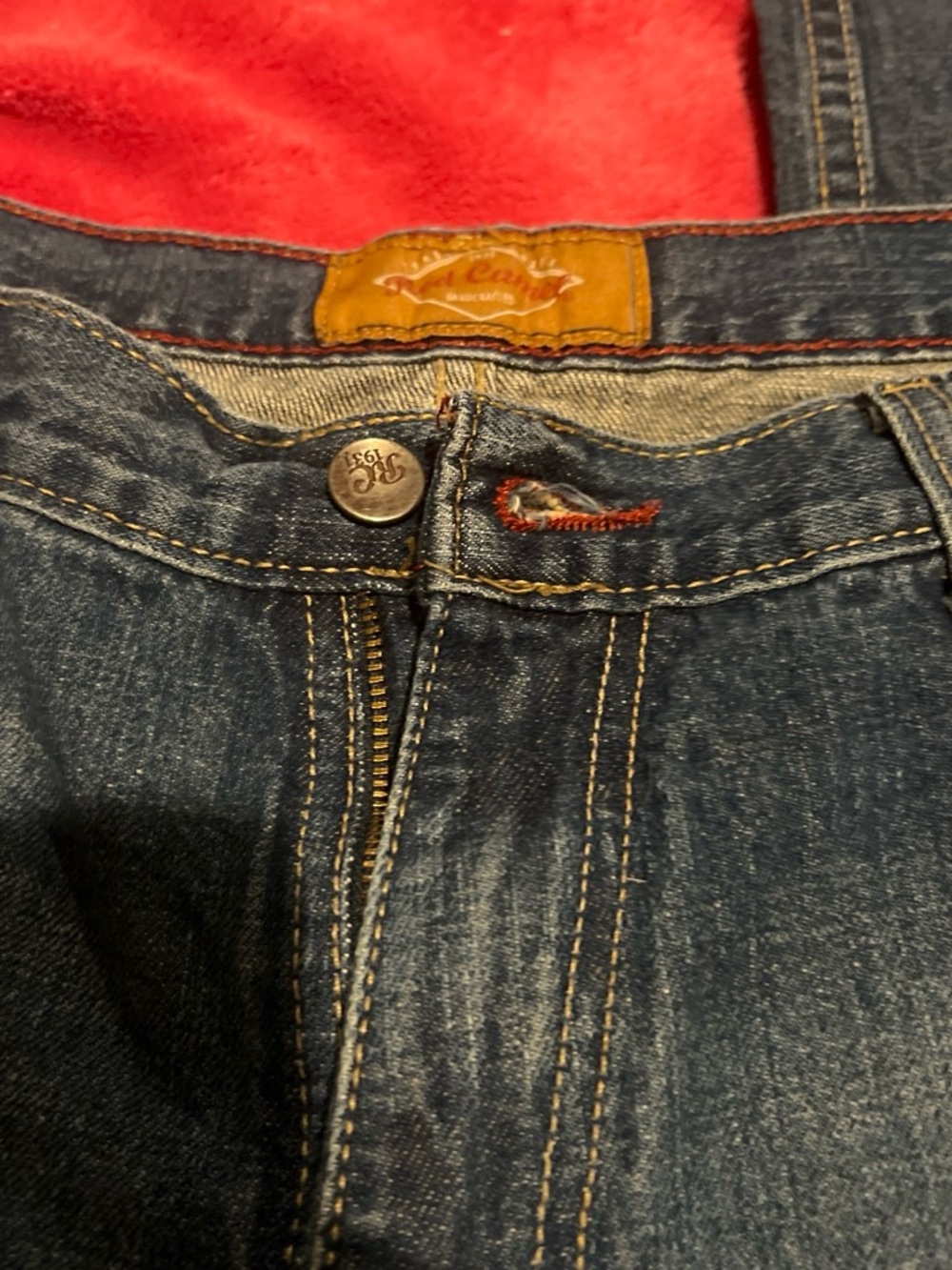 Red Camel Men's 100% cotton 36”x34” Eagle style 8960 Jeans